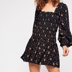 Free People - Two Faces Printed Mini Dress